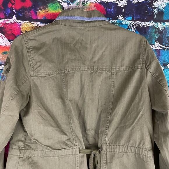 Anthropologie Hei Hei Green Jacket button Front Lightweight Shirt Size XS - Picture 11 of 11